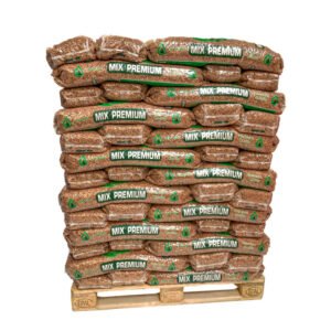Mix Premium DINplus – Houtpellets 975 kg, 65 zakken van 15 kg