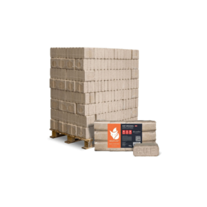Heizfuxx RUF Original Red – Hardhouten briketten 960 kg, 96 pakken van 10 kg